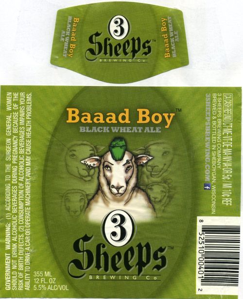 Baaad Boy Black Wheat Ale